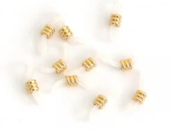 10 Embouts Deluxe Pour Cordon à Lunettes - Doré