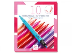 Djeco 10 Feutres Pinceaux Sweet