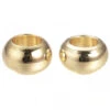 10 Perles Rondelles Intercalaires - Doré à L'or Fin 18k - 5 X 3 Mm