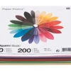 200 Feuilles De Papier Origami - 20 Couleurs - 10 X 10