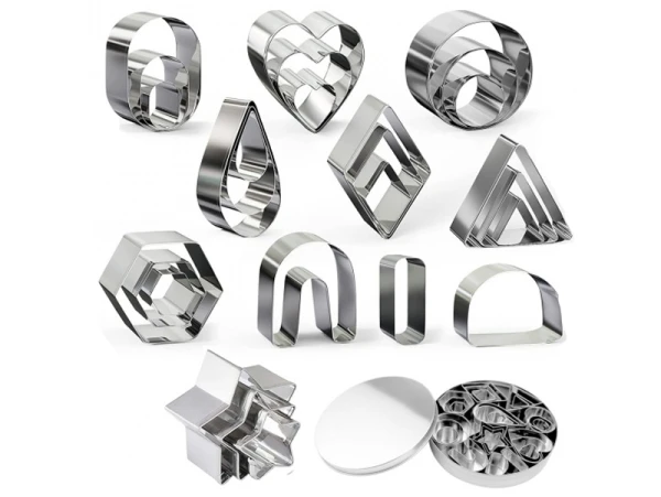 27 Emporte-pièces DIY Acier Inoxydable - Boite Métal