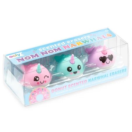 Ooly 3 Gommes Licornes En Forme De Narval - Baleine Licorne – Image 6