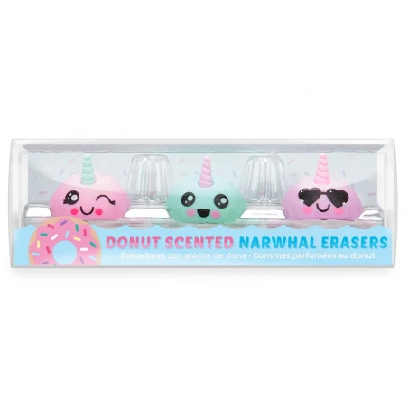 Ooly 3 Gommes Licornes En Forme De Narval - Baleine Licorne – Image 10