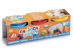 CARIOCA 3 Pots De Pâte à Modeler Pour Bébés Et Enfants - Babydo