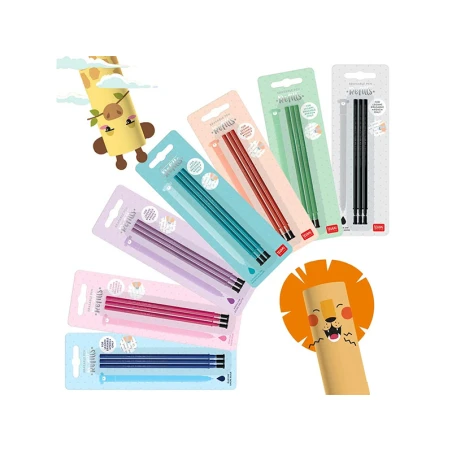 3 Recharges Pour Stylo à Encre Effaçable - Rouge - Legami – Image 6