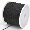 35 M De Fil De Jade / Fil Nylon Tressé 1 Mm - Noir
