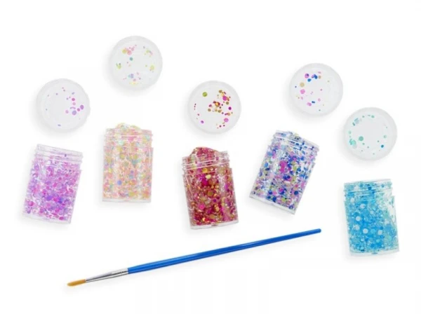 Ooly 5 Mini Pots De Colle à Paillettes Avec Pinceau – Image 2