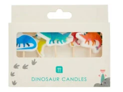 Talking Tables 5 Petites Bougies D'anniversaire Dinosaures