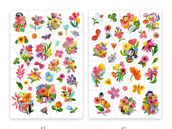 Djeco 50 Tatouages - Aqua Flor – Image 2