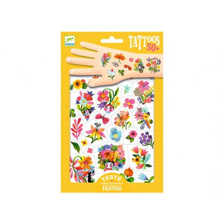 Djeco 50 Tatouages - Aqua Flor – Image 3