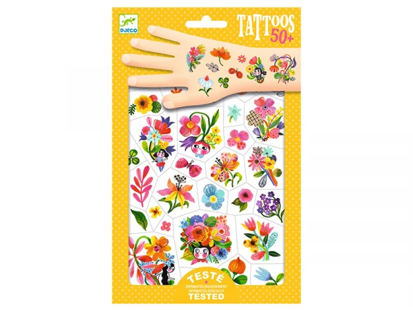 Djeco 50 Tatouages - Aqua Flor