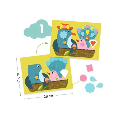 6 Activités Créatives Le Chat Et Ses Amis - 18 Mois - Djeco – Image 11