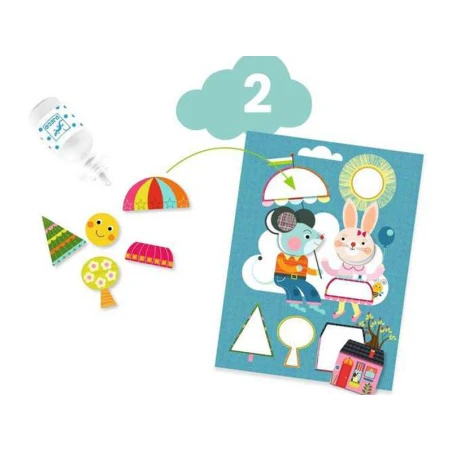 6 Activités Créatives Le Chat Et Ses Amis - 18 Mois - Djeco – Image 12