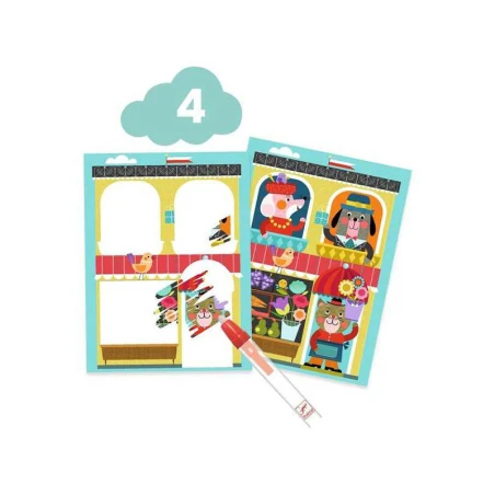 6 Activités Créatives Le Chat Et Ses Amis - 18 Mois - Djeco – Image 14