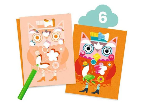 6 Activités Créatives Le Chat Et Ses Amis - 18 Mois - Djeco – Image 7