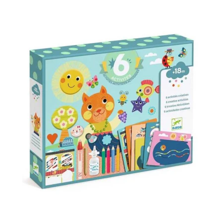 6 Activités Créatives Le Chat Et Ses Amis - 18 Mois - Djeco – Image 9