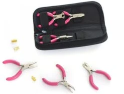 6 Mini Pinces Roses Pour Création De Bijoux - Dans Un Joli étui