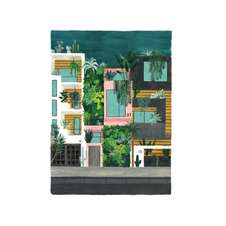 Affiche Aquarelle - Immeubles - 29,7 X 39,7 Cm - ATWS – Image 4