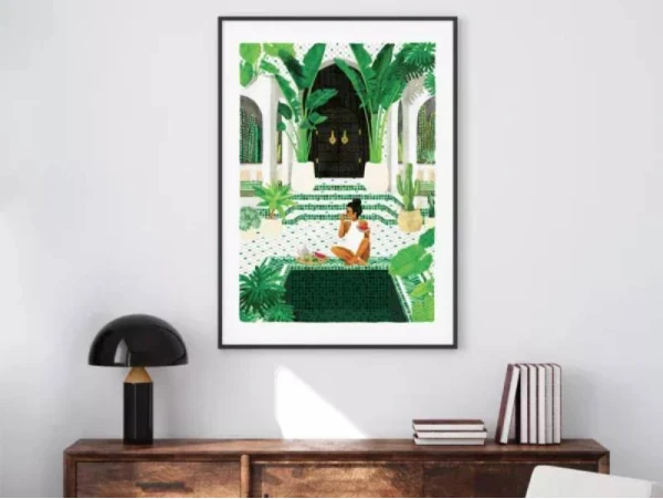 Affiche Aquarelle - Medina - 18 X 24 Cm - ATWS – Image 2