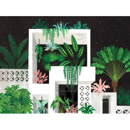 Affiche Aquarelle - Miami By Night - 18 X 24 Cm - ATWS – Image 4