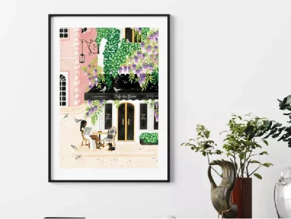 Affiche Aquarelle - Paris - 18 X 24 Cm - ATWS – Image 2