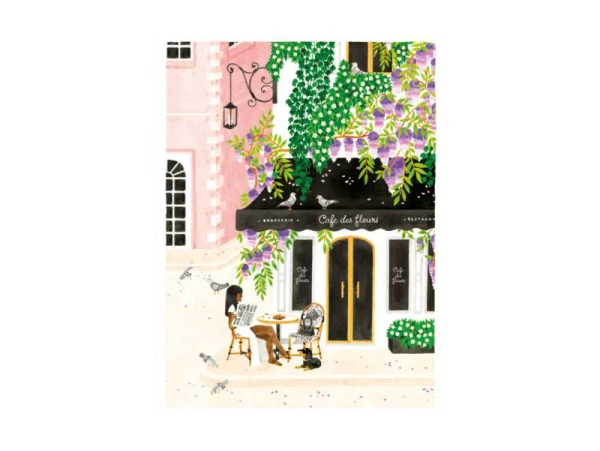 Affiche Aquarelle - Paris - 18 X 24 Cm - ATWS