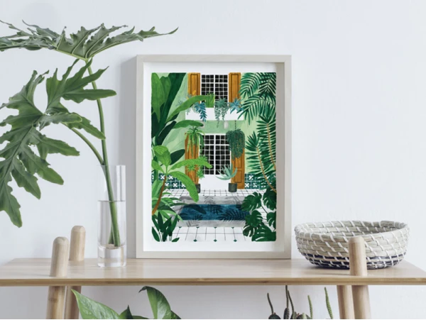 Affiche Aquarelle – Riad - 18 X 24 Cm – ATWS – Image 2