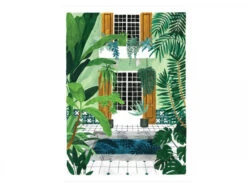 Affiche Aquarelle – Riad - 18 X 24 Cm – ATWS