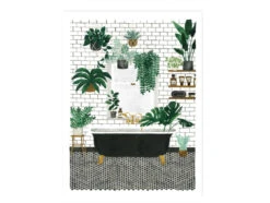 Affiche Salle De Bain - 29,7 X 39,7 Cm - ATWS