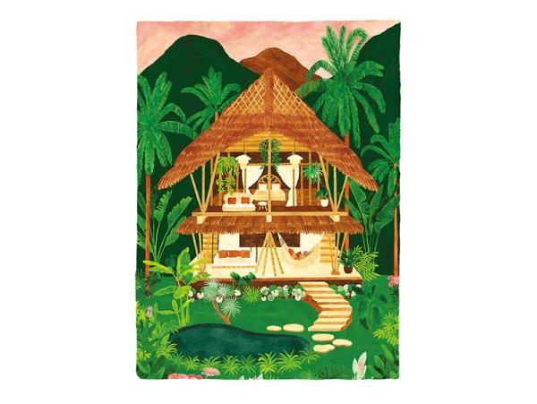 Affiche Ubud - 18 X 24 Cm- ATWS