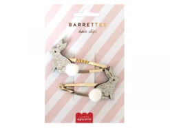 Barrettes Cheveux - Lapins