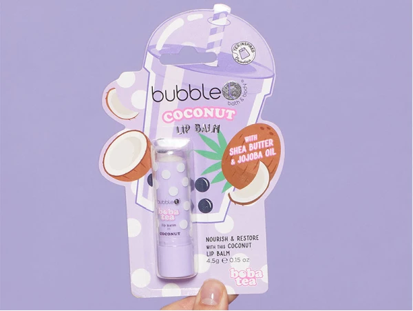 Baume à Lèvres Noix De Coco Boba Tea - Bubble T Cosmetics – Image 2