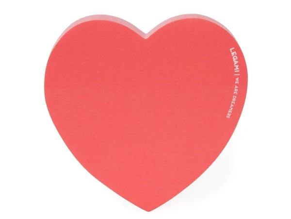 Bloc-notes Adhésif Cœur Rose - Legami