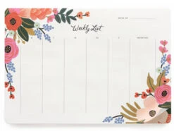 Bloc Semainier Rifle Paper - Lively Floral