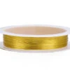 Bobine De 10 M De Fil Cuivre Doré - 0,4 Mm - Doré Foncé