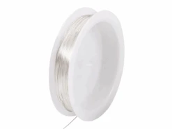 Bobine De 5 M De Fil Cuivre Argenté - 0,2 Mm