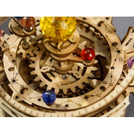 Boîte à Musique Mécanique "Starry Night" En Bois à Assembler – Image 7