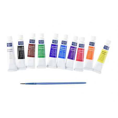 Boite De 10 Tubes De Gouache De 10 Ml Collège Lefranc Bourgeois – Image 4