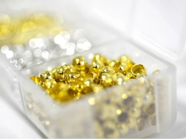 Boite De 4 Tailles De Perles à écraser - Argent Et Or – Image 3