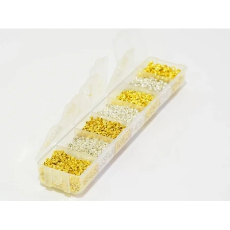 Boite De 4 Tailles De Perles à écraser - Argent Et Or – Image 8