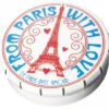 Boîte De Petits Bonbons à La Menthe - Tour Eiffel De Paris - Blanc