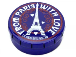 Boîte De Petits Bonbons à La Menthe - Tour Eiffel De Paris - Bleu