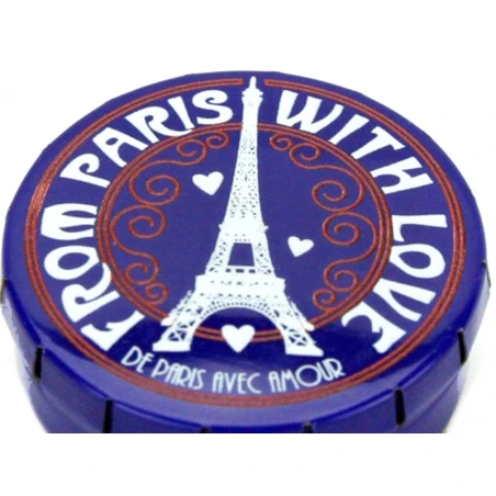 Boîte De Petits Bonbons à La Menthe - Tour Eiffel De Paris - Bleu – Image 4
