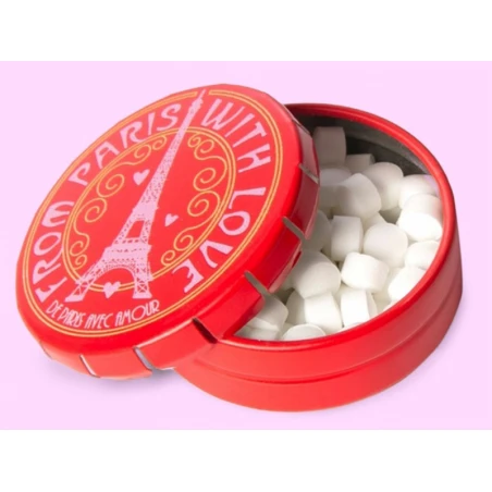 Boîte De Petits Bonbons à La Menthe - Tour Eiffel De Paris - Rouge – Image 4