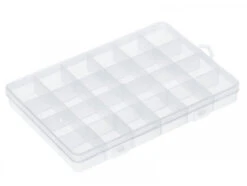 Boite De Rangement Pour Perles - 24 Compartiments - 19 X 13 Cm