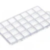 Boite De Rangement Pour Perles - 28 Compartiments - 22 X 13 Cm
