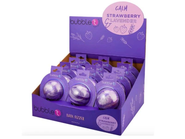 Bombe De Bain - Fraise Et Lavande – Image 2