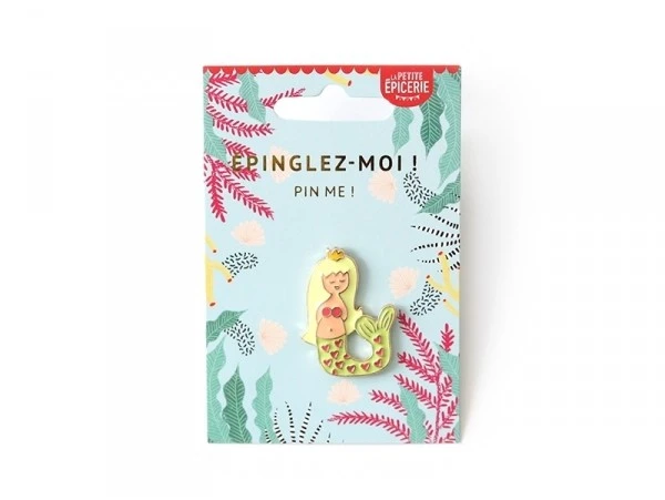 Broche Pin's émaillé Sirène