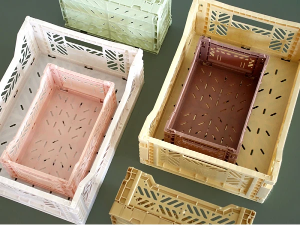 Cagette En Plastique Empilable - Large - Mint – Image 4