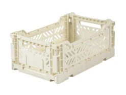 Cagette En Plastique Empilable - Petite - Cream